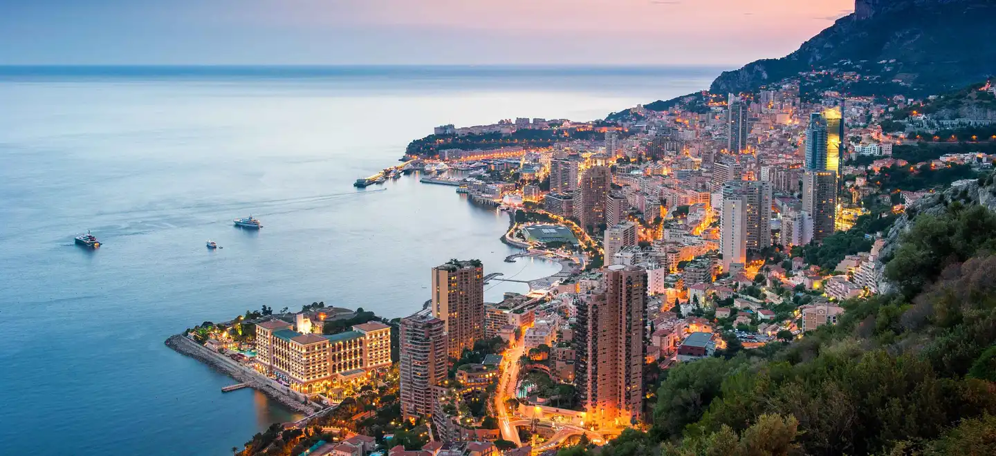 Sunset Monaco vue générique Monte-Carlo