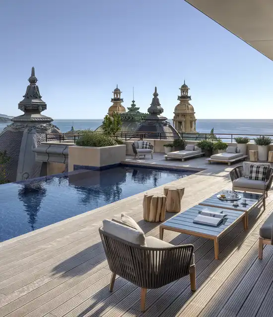 Vue terrasse Diamond Suite Prince Rainier III