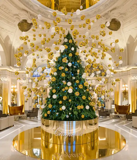 Christmas in Monaco - Sapin Hôtel de Paris Monte-Carlo x Chopard