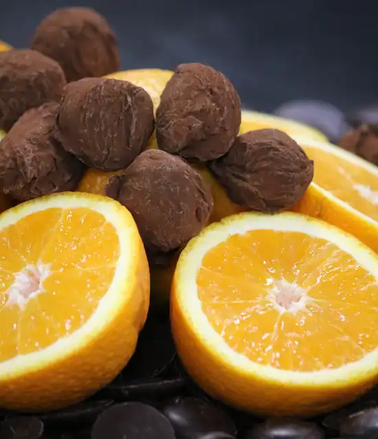 Recette Sustainable - Truffes en chocolat aux zestes d’orange