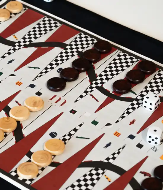 Backgammon - Les courses à Monaco - Cadeau 2026 - Monaco