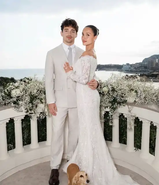 Mariage de Charles Leclerc et Alexandra Saint Mleux - Villa la Vigie Monte - Carlo Monaco