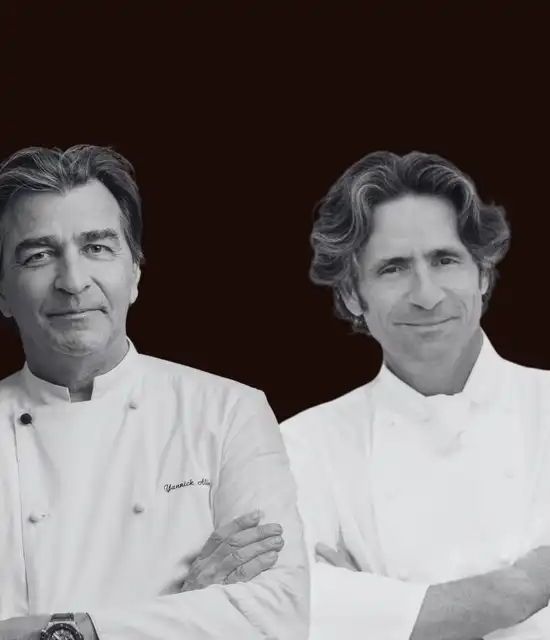 4 mains Yannick Alléno x Gérald Passedat