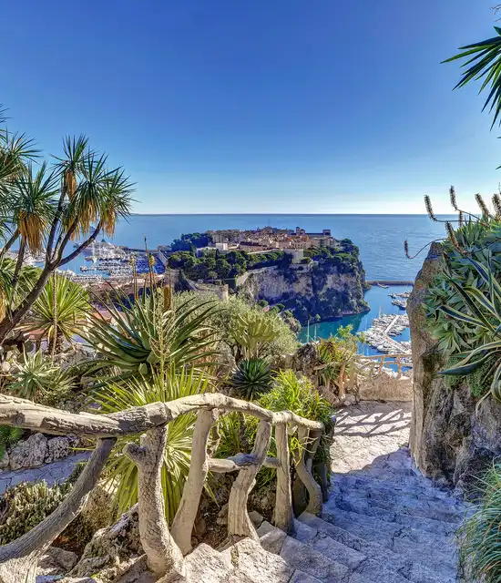 Jardin exotique à Monaco