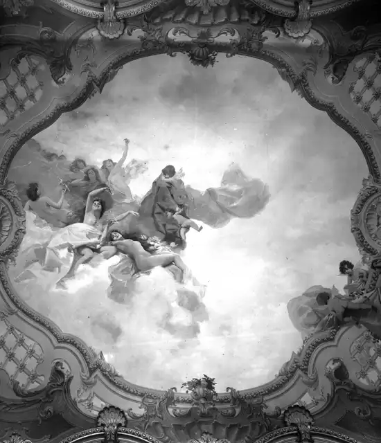 Les Fumeuses de Massimiliano Gallelli - Salon Rose - Casino de Monte-Carlo - 1902