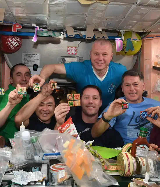 Thomas Pesquet et ses collègues de la NASA 