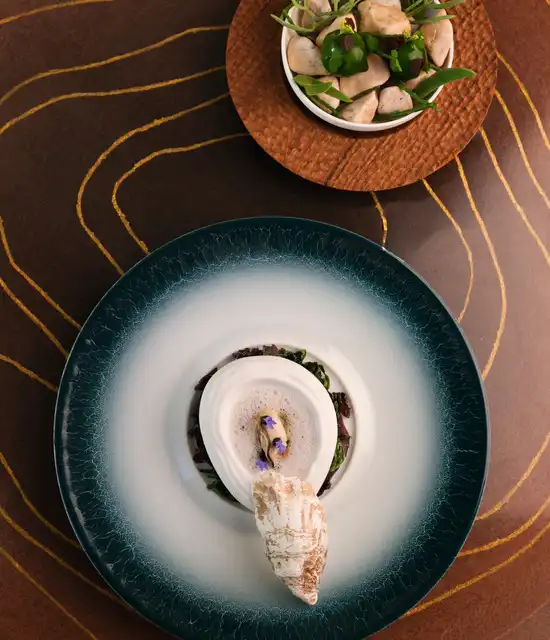 Déjeuner du Jour de l'An Blue Bay Marcel Ravin