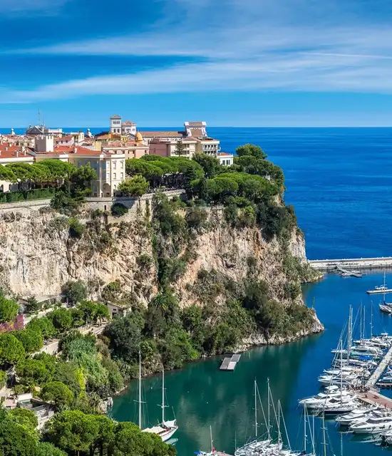 Monaco ville vue générique Monte-Carlo