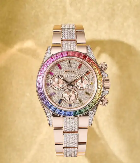 Montre best sale rolex multicolor