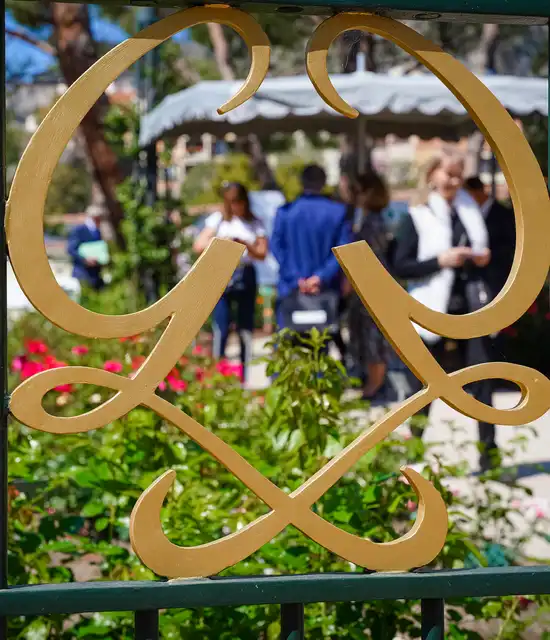 Roses à la roseraie Princesse Grace de Monaco