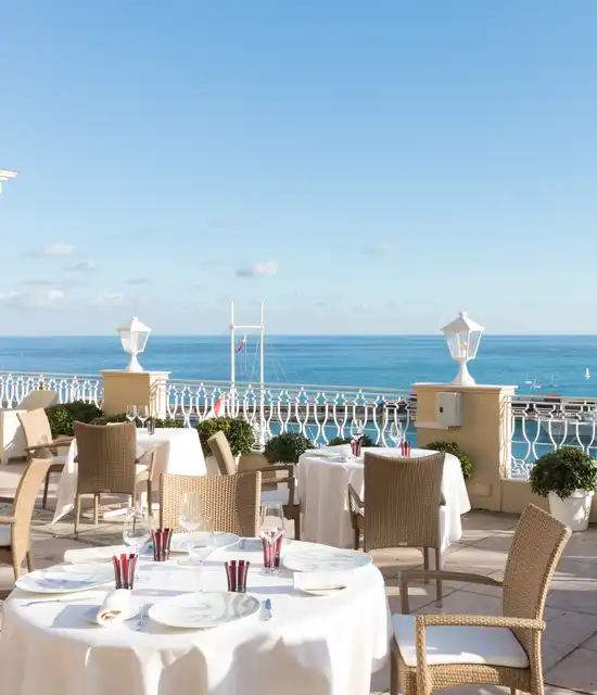 Hôtel Hermitage Monte-Carlo - Restaurant Le Vistamar - Terrasse