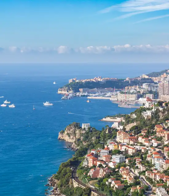 Vue Principauté de Monaco