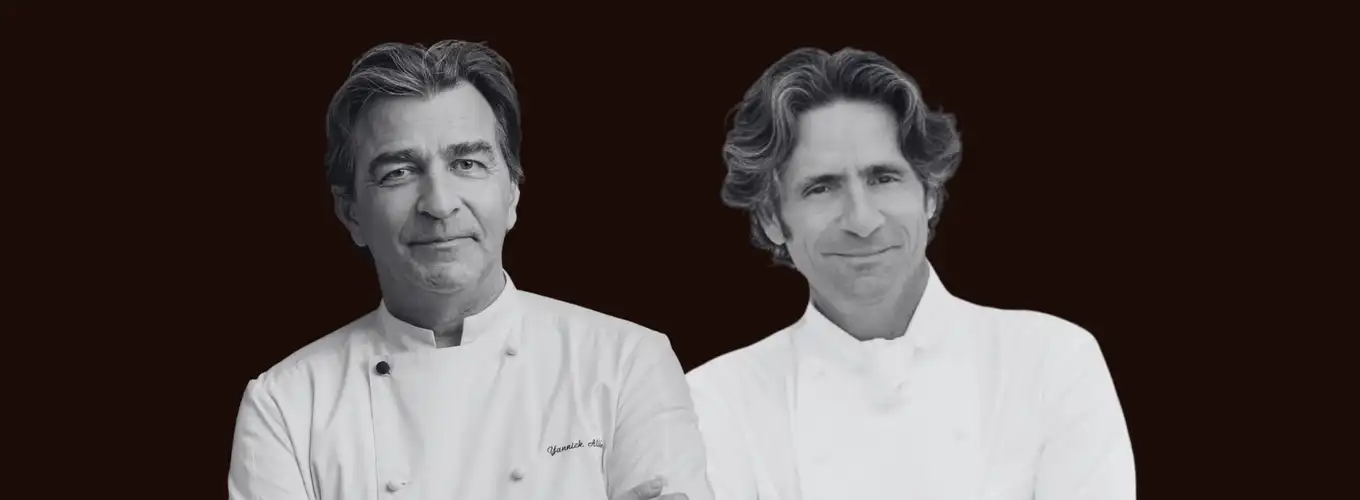 4 mains Yannick Alléno x Gérald Passedat