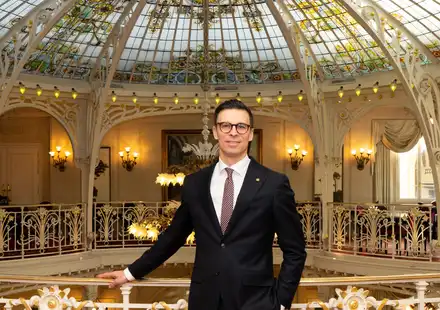 Guillaume Ranvier, directeur de l'Hôtel Hermitage Monte-Carlo