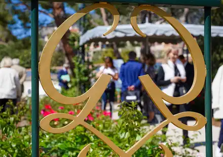 Roses à la roseraie Princesse Grace de Monaco