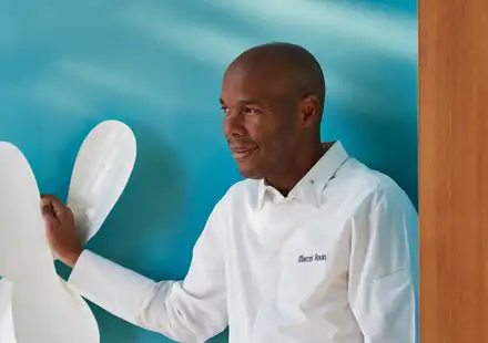Chef étoilés Marcel Ravin au restaurant Elsa