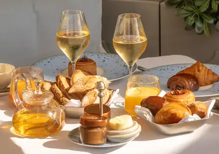 A weekend Brunch at Pavyllon Monte-Carlo, a restaurant of Yannick Alléno in the Principality of Monaco