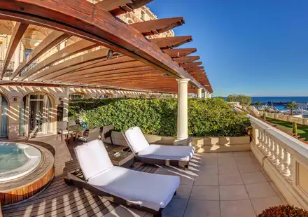 Diamond Suite - vue mer avec jacuzzi Hôtel Hermitage Monte-Carlo