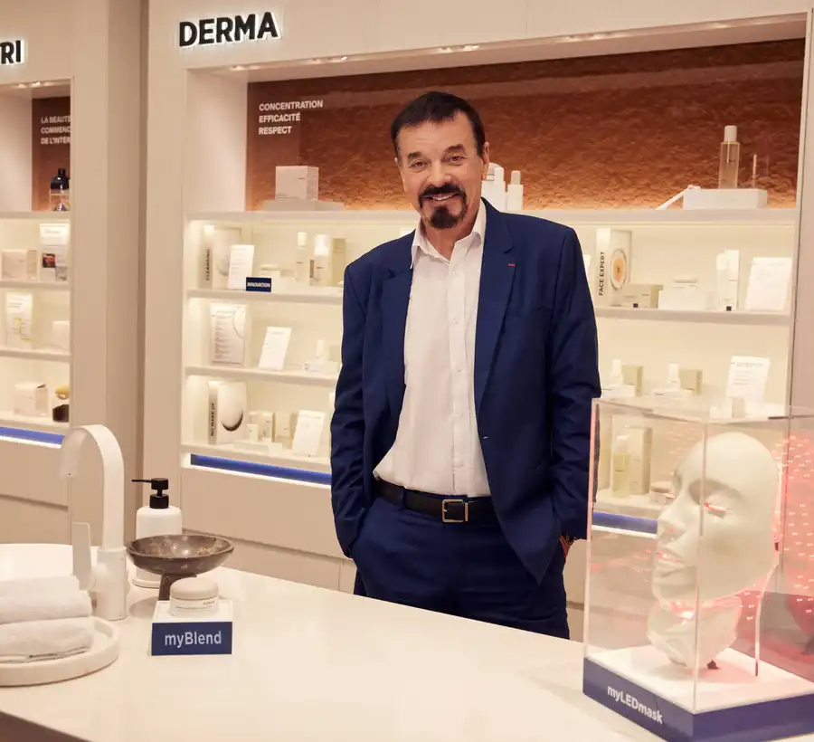 Olivier Courtin spa Clarins & myBlend
