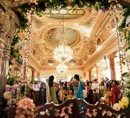 organiser un banquet privé dans la Salle Belle Époque, salle de réception de l’hôtel hermitage Monte carlo