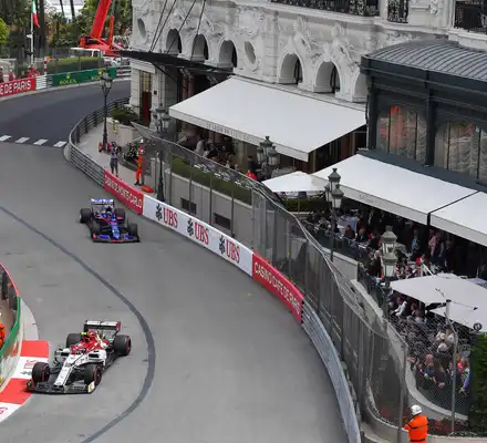 The trophy on the podium during the Formula 1 Grand Prix de Monaco 2023,  6th round of the 2023 Formula One World Championship from May 26 to 28,  2023 on the Circuit