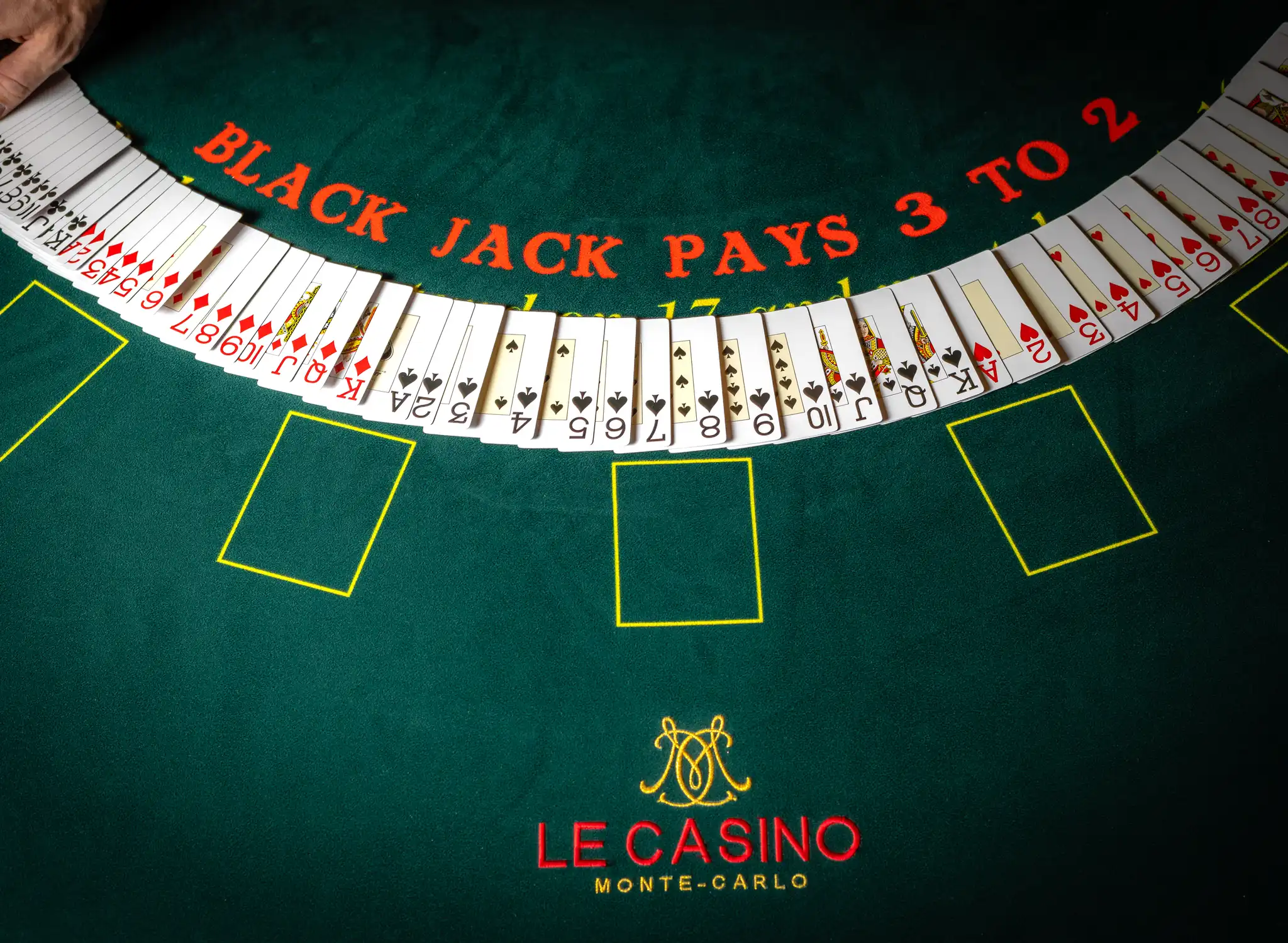 Black Jack - 21 à Monaco  Monte-Carlo Société des Bains de Mer