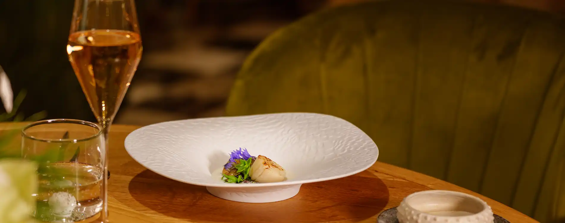 Déjeuner du Jour de l'An Blue Bay Marcel Ravin