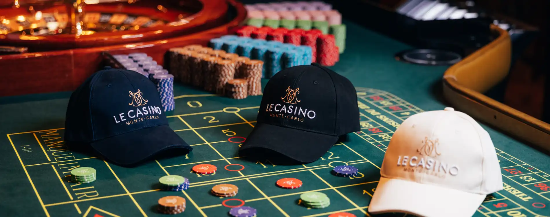 Casquettes du retail au Casino de Monte-Carlo
