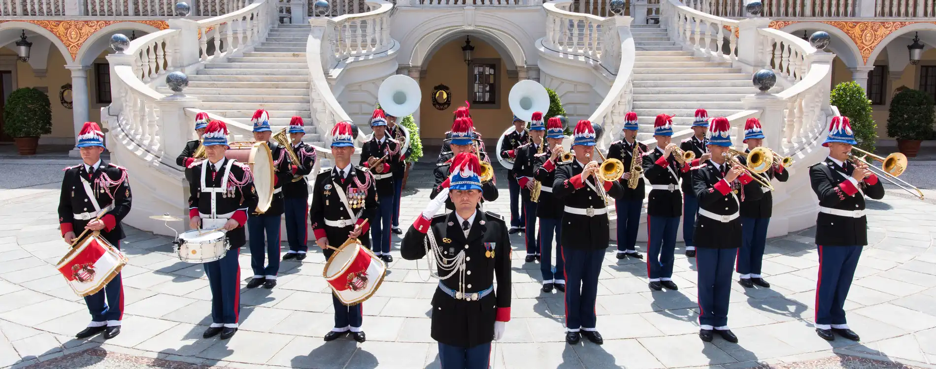 Orchestre Carabiniers du Prince - Place du Palais