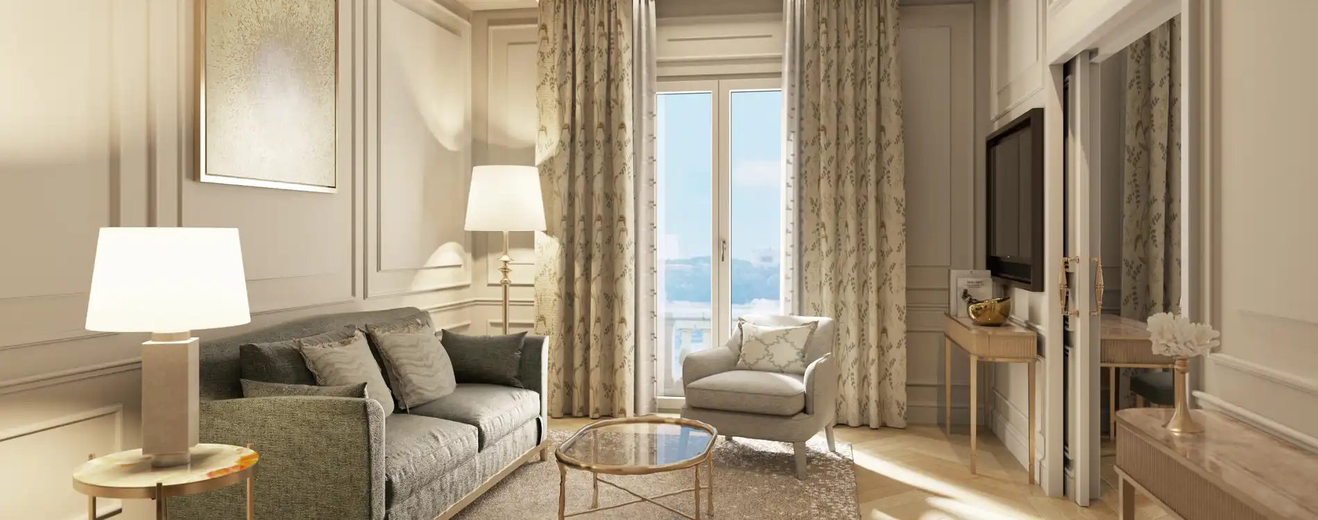 Suite Prestige Vue Mer - Hôtel Hermitage