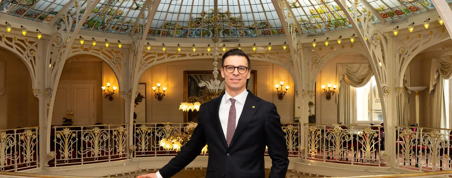 Guillaume Ranvier, directeur de l'Hôtel Hermitage Monte-Carlo