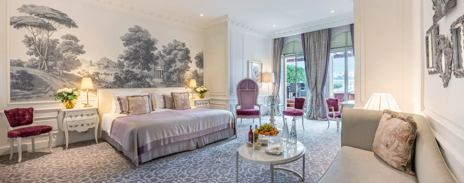 Hôtel Hermitage Monte-Carlo junior suite vue mer avec jacuzzi