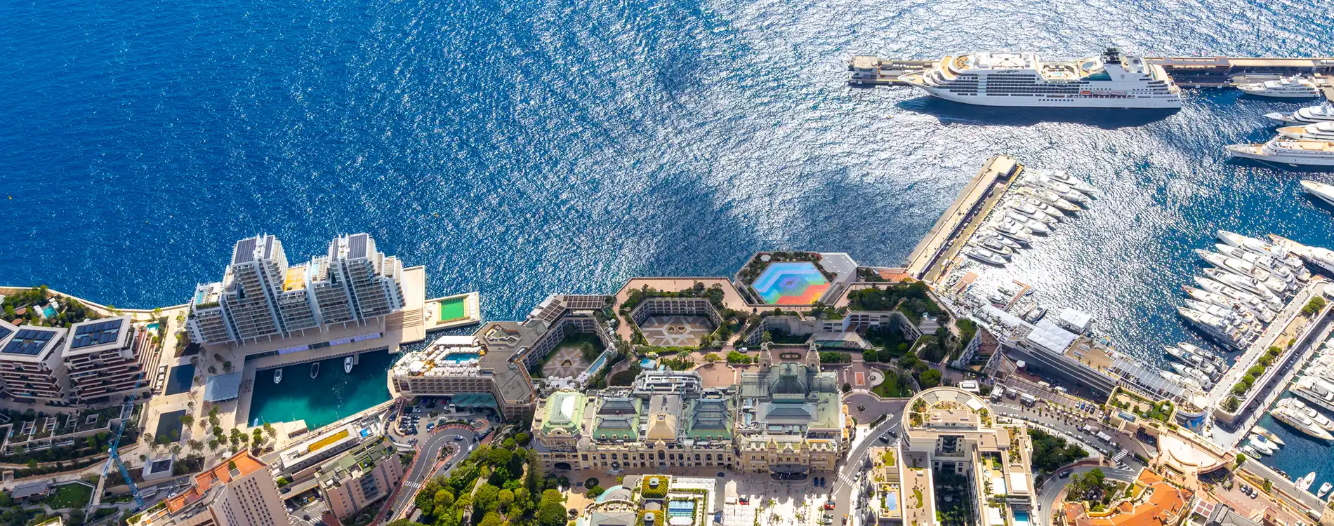 Monaco sur la côte méditerranéenne