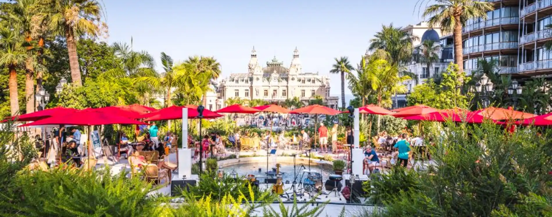 garden evening - swing monte-carlo - place du casino