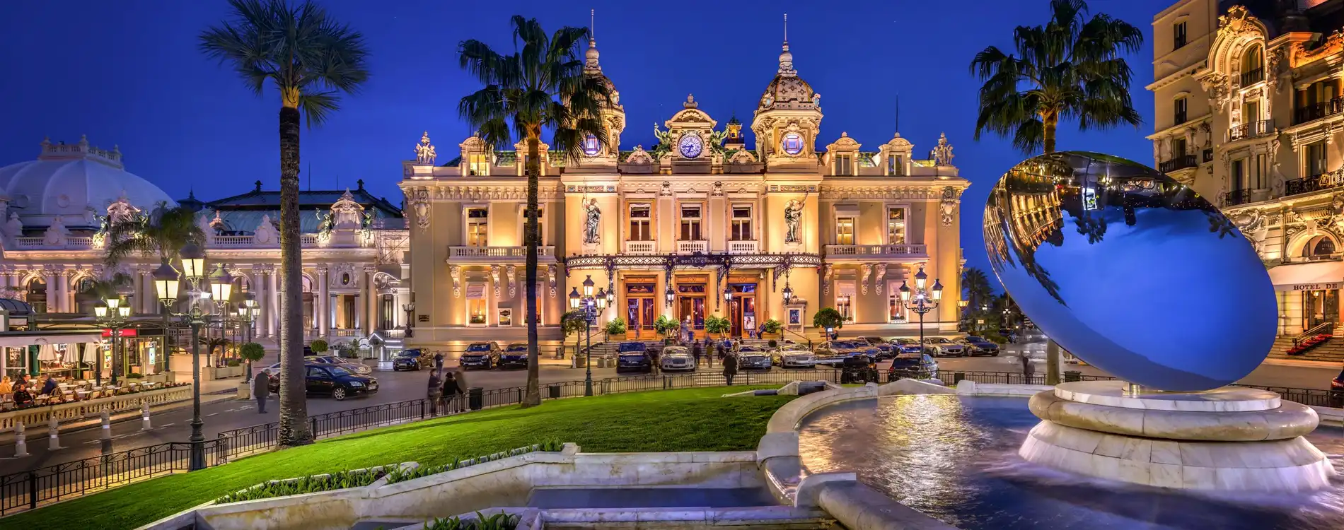 Casino de Monte-Carlo - Façade de nuit