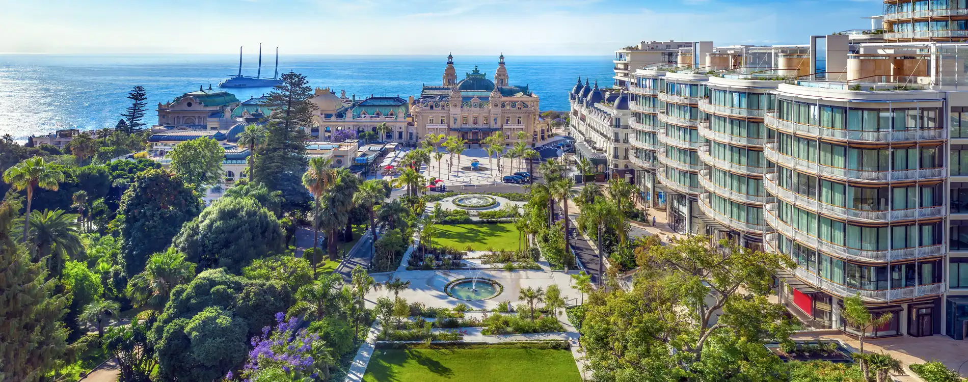 Place du Casino - Daytime façade