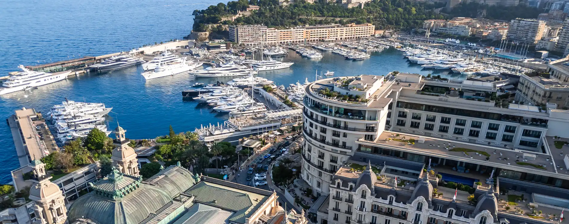 Hôtel de Paris Monte-Carlo - Vue aérienne 2024