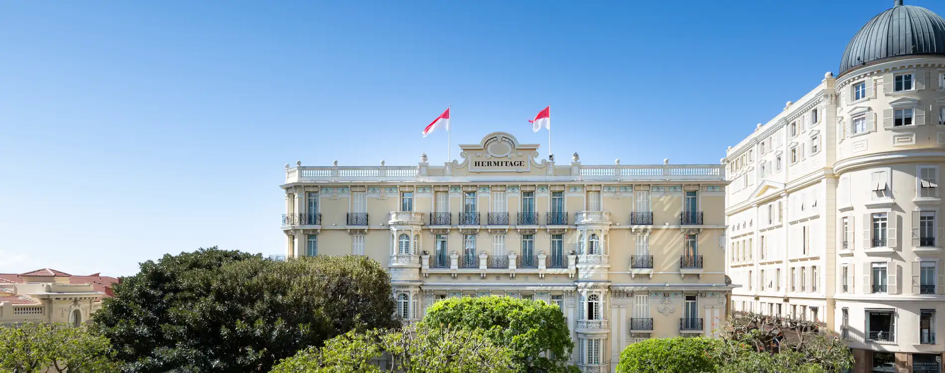 Hôtel Hermitage Monte-Carlo - Monaco Palace 5 étoiles - Façade