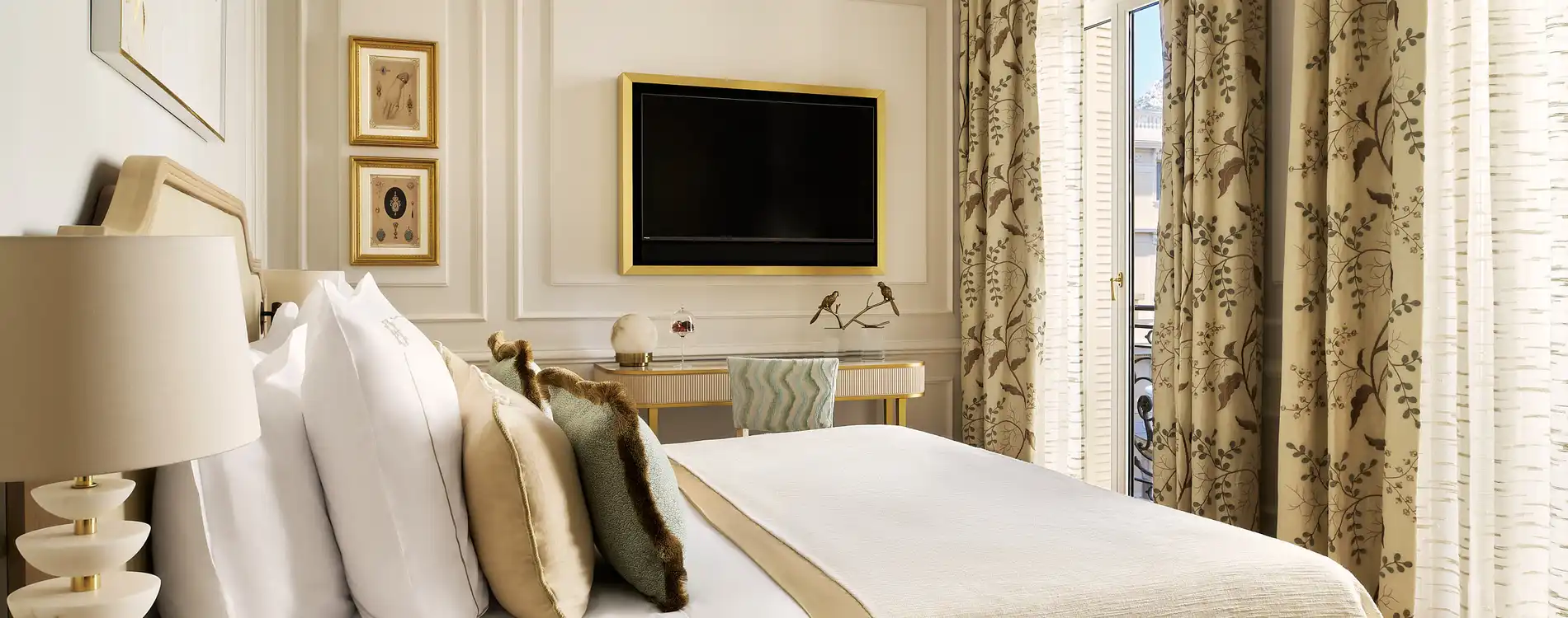 Hôtel Hermitage Monte-Carlo - Chambre Deluxe Prestige - vue ville ou cour