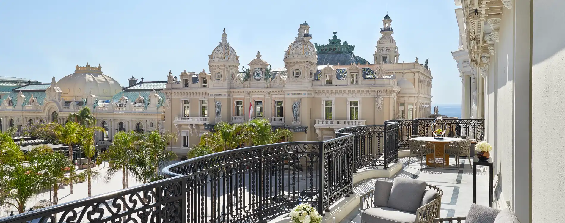 Hôtel de Paris - Vue depuis la Diamond Suite Garnier