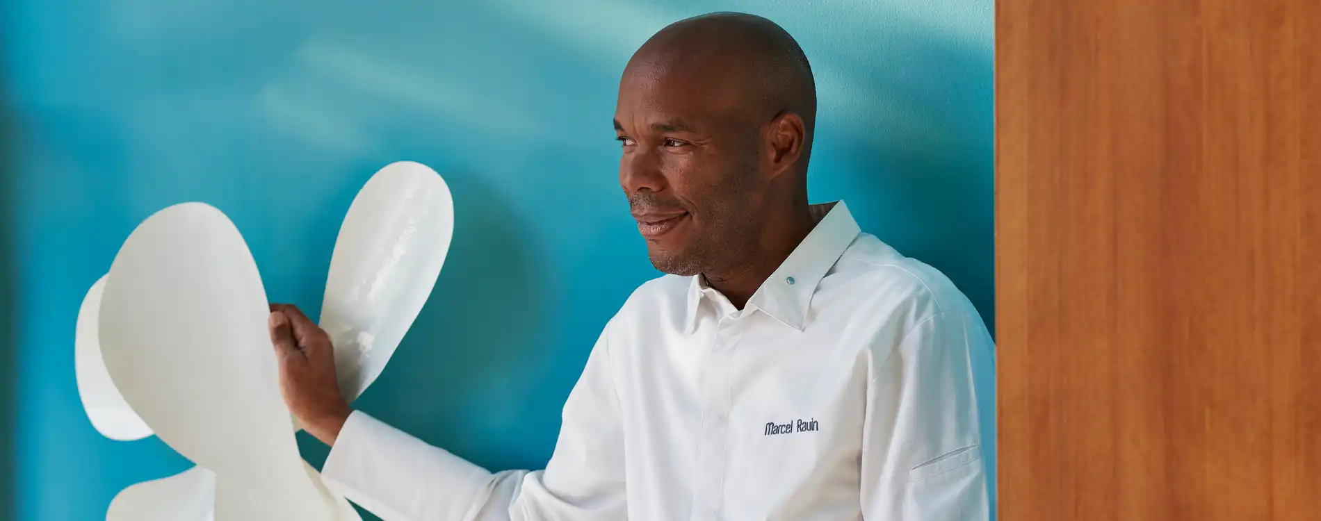 Chef étoilés Marcel Ravin au restaurant Elsa