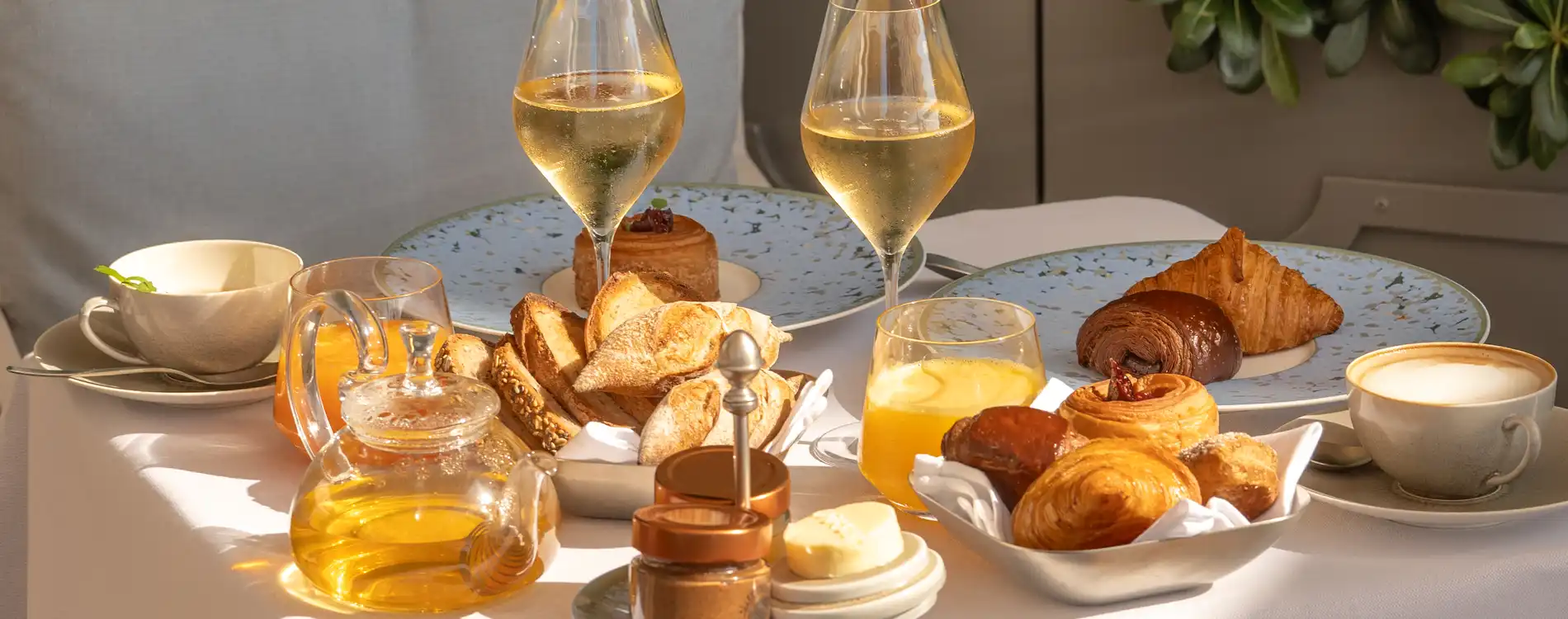 A weekend Brunch at Pavyllon Monte-Carlo, a restaurant of Yannick Alléno in the Principality of Monaco