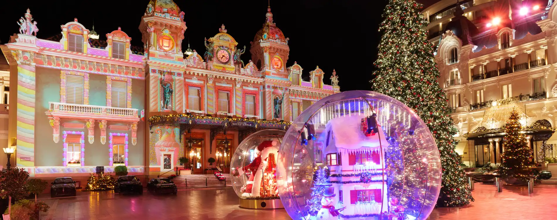 Place du casino de Monte-Carlo - Fêtes de Fin d'année