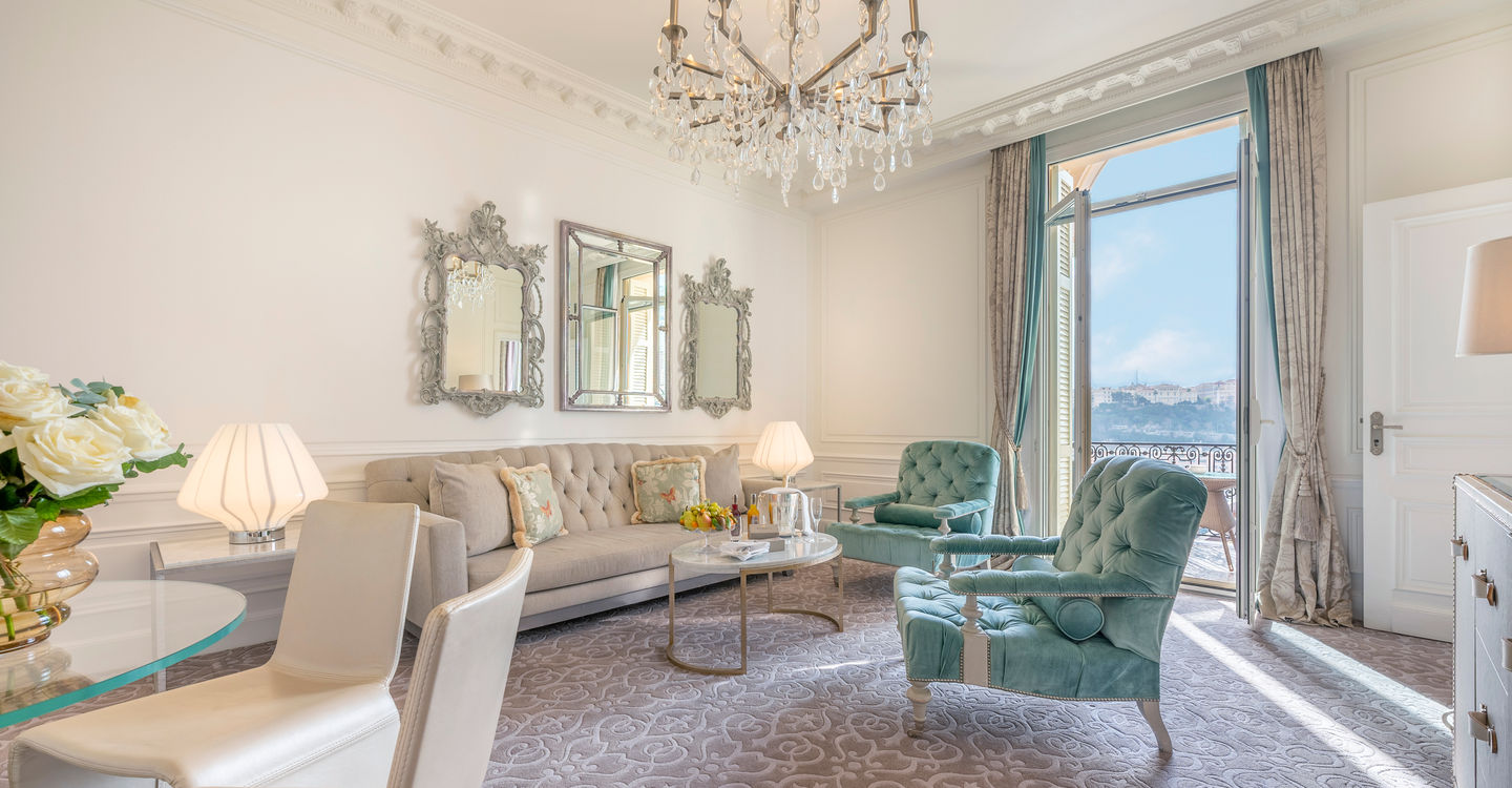 One Bedroom Suite seaview with terrace Hôtel Hermitage MonteCarlo