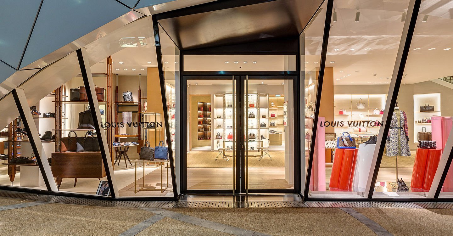 Louis Vuitton store in Monte Carlo, Monaco. Louis Vuitton is a