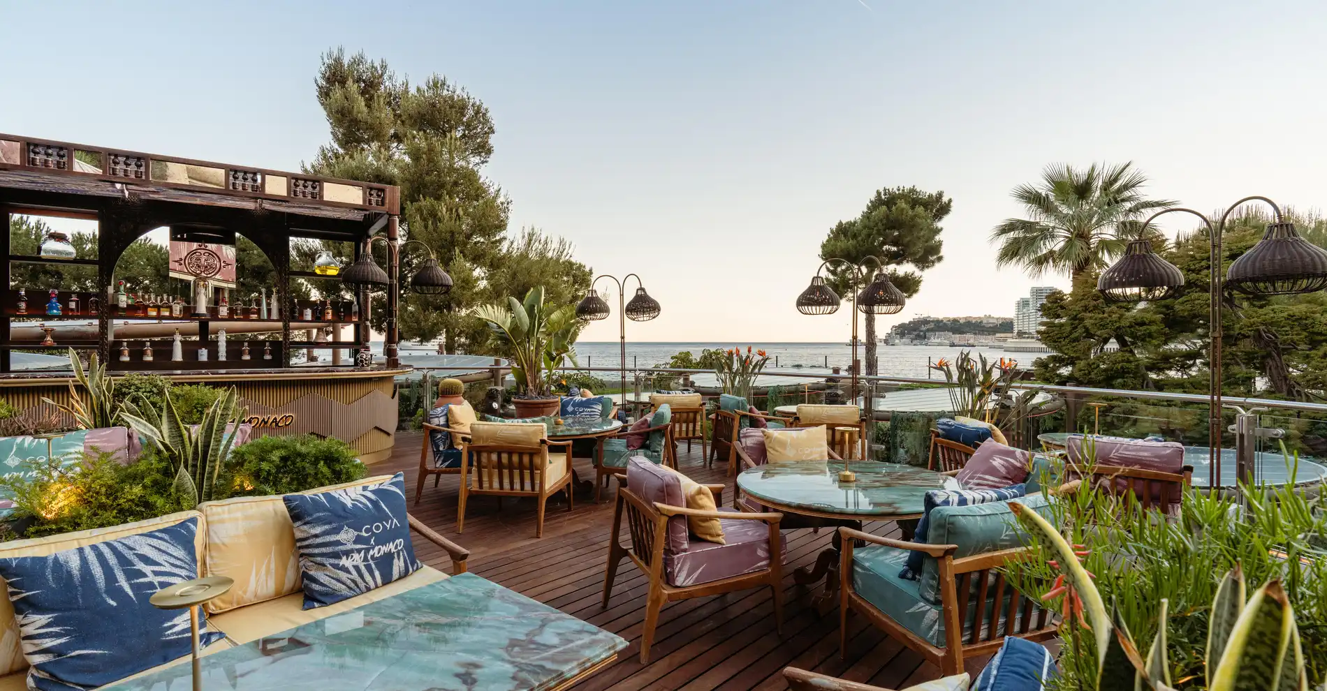 La terrasse du COYA Monte-Carlo