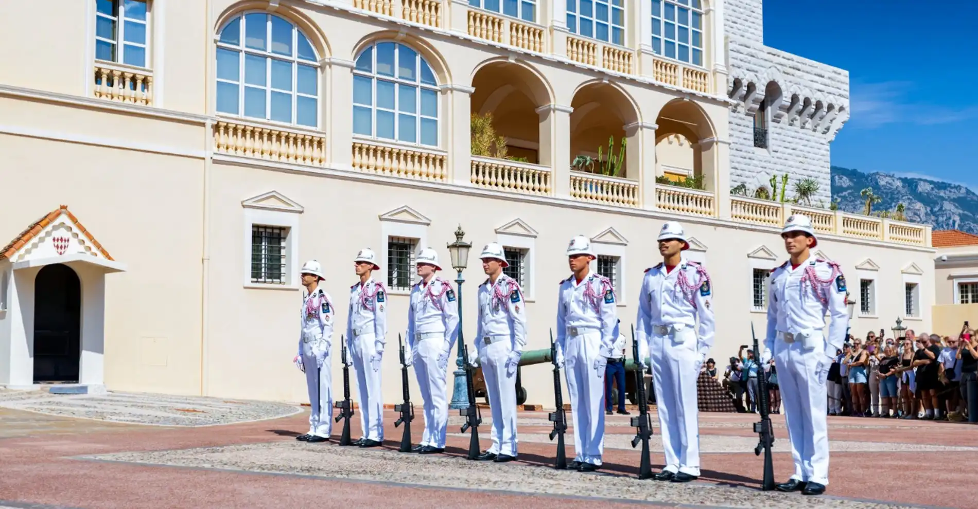 Le Palais Princier de Monaco dans le quartier de Monaco-Ville 