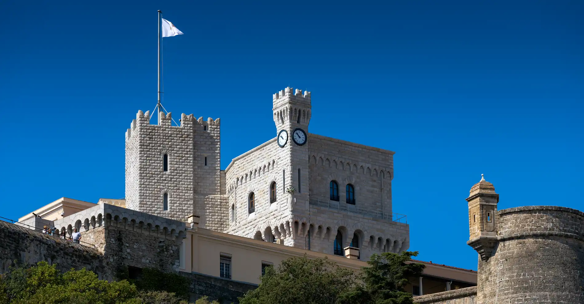 Le Palais Princier de Monaco dans le quartier de Monaco-Ville 