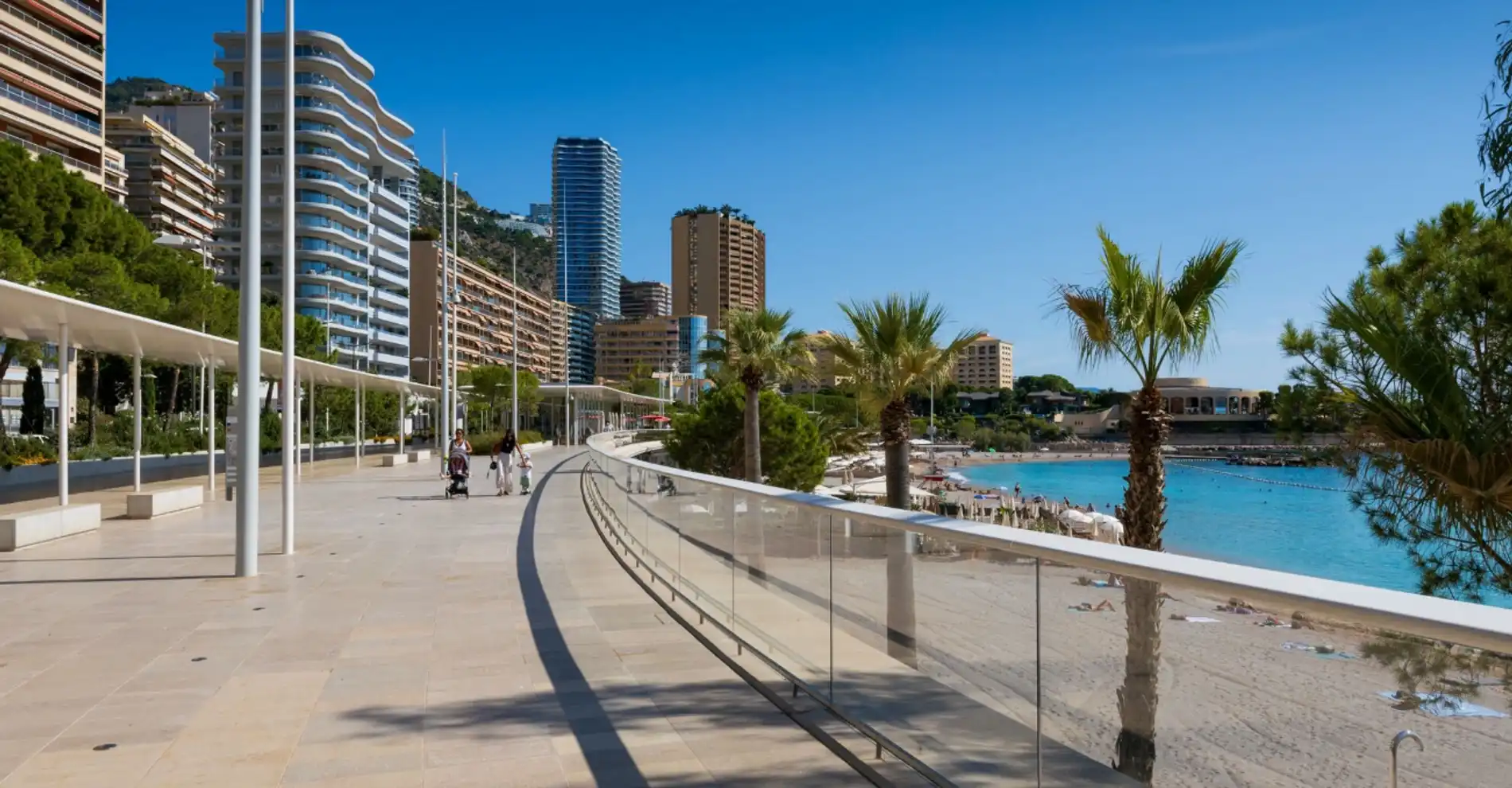 Quartier du Larvotto à Monaco