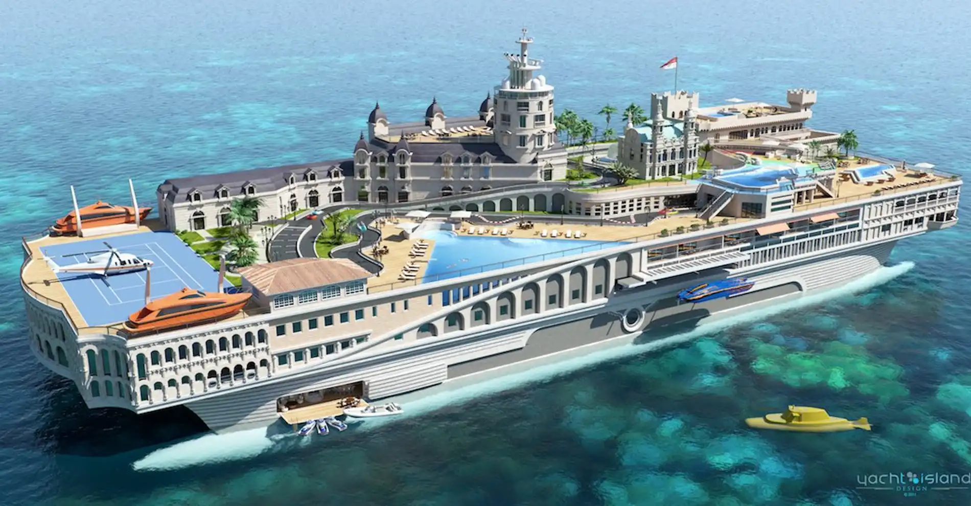 Yacht Streets of Monaco